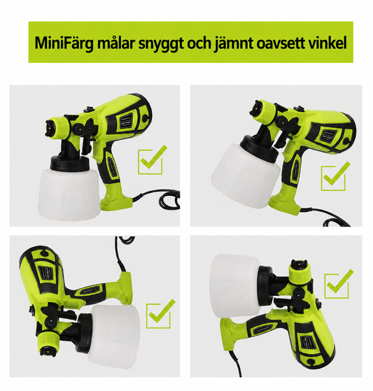 Måla jämnt och snabbt med MiniFärg™ - Inget krångel - Lätt användning för alla
